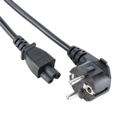 गुणवत्ता  EU VDE Power Cord Black Home Appliance Laptop Extension Cable फैक्टरी